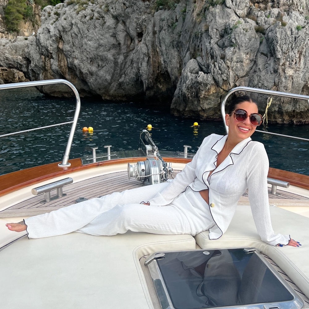 Lane 201 white pant set